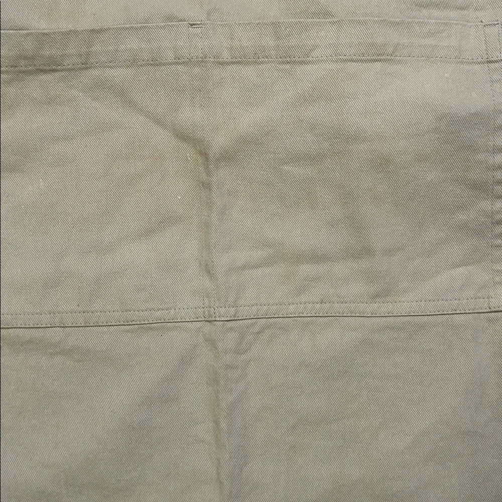 Williams Sonoma Cotton Apron in Light Olive Green